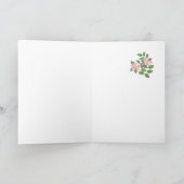 Welsh Language Hund Rose Grandeltern Day Card Karte (Innenseite)