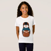Welsh Matryoshka Girls' T - Shirt (Vorne ganz)