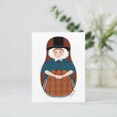 Welsh Matryoshka Postcard Postkarte (Stehend Vorderseite)