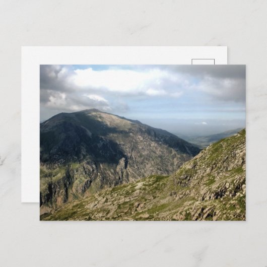 WELSH MOUNTAINS POSTKARTE (Vorne/Hinten)