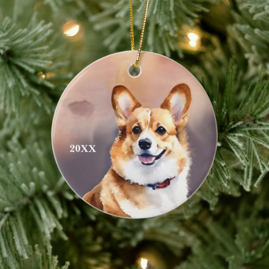 Welsh Pembroke Corgi Dog Weihnachtsschmuck (Baum)
