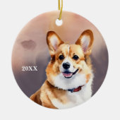 Welsh Pembroke Corgi Dog Weihnachtsschmuck (Vorne)