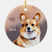 Welsh Pembroke Corgi Dog Weihnachtsschmuck (Hinten)