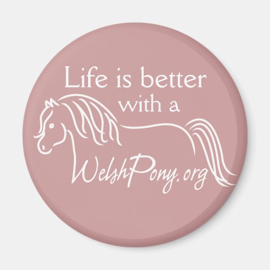 Welsh Pony & Cob Society of America Magnet (Vorne)