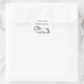 Welsh Pony & Cob Society Runder Aufkleber (Tasche)