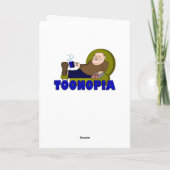 Welsh & Proud Beer Rugby Birthday Card Karte (Rückseite)