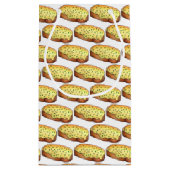 Welsh Rarebit Savory Cheese Toast British Food UK Kleine Geschenktüte (Rückseite)