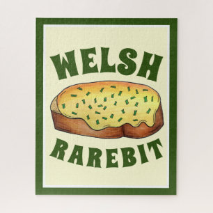 Welsh Rarebit Savory Cheese Toast British Food UK Puzzle