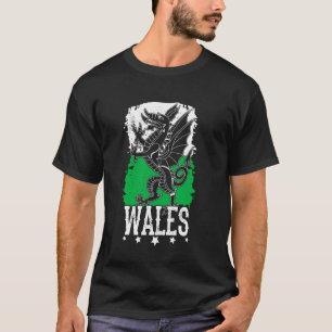 Welsh Red Cymru mythische reisende nationale Souve T-Shirt