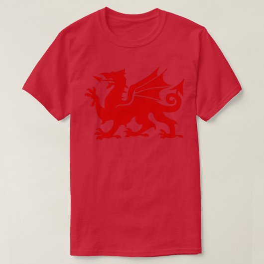 Welsh Red Dragon T-Shirt (Design vorne)