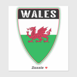 Welsh Shield Aufkleber