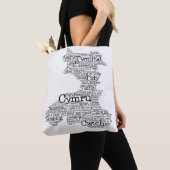Welsh Slang Word Art Map Tasche (Von Nahem)