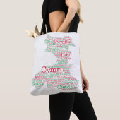 Welsh Slang Word Art Map Tote Bag Tasche (Von Nahem)