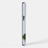 Welsh Springer Spaniel Blue Christmas Holiday iPhone Hülle (Rechte Seite)