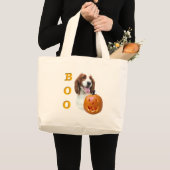 Welsh Springer Spaniel Boo Jumbo Stoffbeutel (Vorderseite (Produkt))