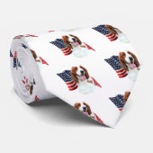 Welsh Springer Spaniel Flag Krawatte (Gerollt)