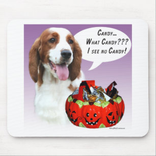 Welsh Springer Spaniel Halloween Candy Mousepad