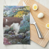 Welsh Springer Spaniel Kunstgeschenke Geschirrtuch (Viertel Falte)