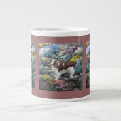 Welsh Springer Spaniel Kunstgeschenke Jumbo-Tasse (Vorderseite)