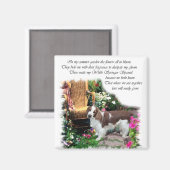 Welsh Springer Spaniel Kunstgeschenke Magnet (Vorderseite/Rückseite)