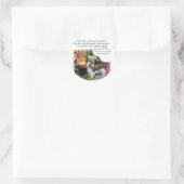 Welsh Springer Spaniel Kunstgeschenke Runder Aufkleber (Tasche)