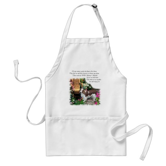 Welsh Springer Spaniel Kunstgeschenke Schürze (Vorne)