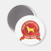 Welsh Springer Spaniel Magnet (Vorderseite/Rückseite)