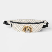 Welsh Springer Spaniel Malerei Original Dog Art Bauchtasche (Vorderseite)