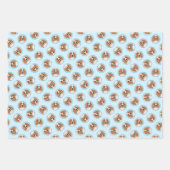 Welsh Springer Spaniel Malerei Original Dog Art Geschenkpapier Set (Vorderseite)