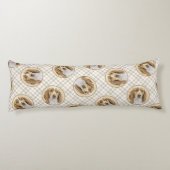 Welsh Springer Spaniel Malerei Original Dog Art Seitenschläferkissen (Rückseite)