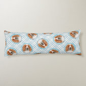 Welsh Springer Spaniel Malerei Original Dog Art Seitenschläferkissen (Rückseite)