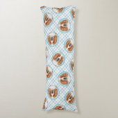 Welsh Springer Spaniel Malerei Original Dog Art Seitenschläferkissen (Vorderseite Vertikal)