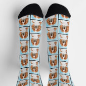 Welsh Springer Spaniel Malerei Original Dog Art Socken (Oben)