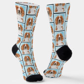 Welsh Springer Spaniel Malerei Original Dog Art Socken (Gewinkelt)