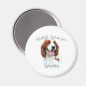 Welsh Springer Spaniel Mama 2 Magnet (Vorderseite/Rückseite)