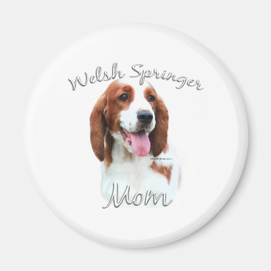 Welsh Springer Spaniel Mama 2 Magnet (Vorne)