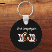 Welsh Springer Spaniel Mama Geschenke Schlüsselanhänger (Vorderseite)