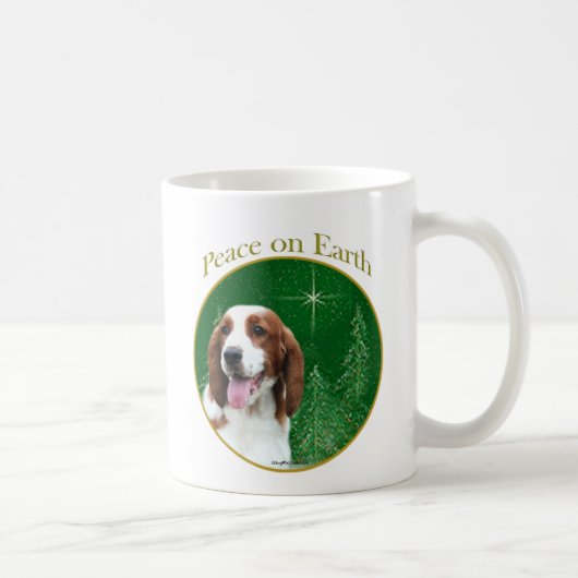 Welsh Springer Spaniel Peace Kaffeetasse (Rechts)