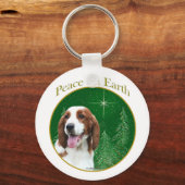 Welsh Springer Spaniel Peace Schlüsselanhänger (Vorderseite)