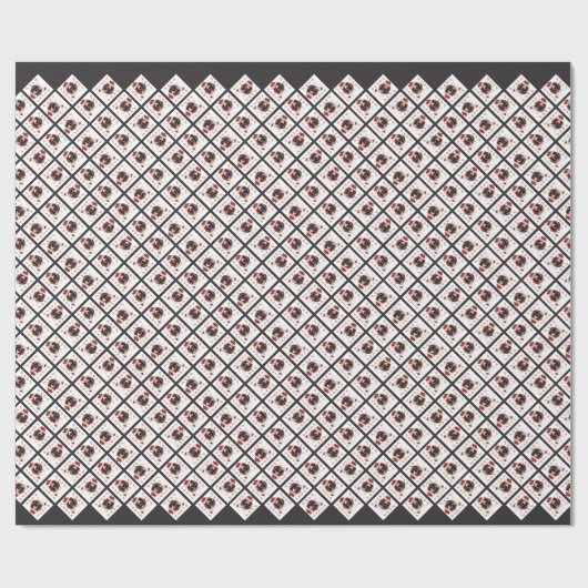 Welsh Springer Spaniel Santa Paws Geschenkpapier (Flach)