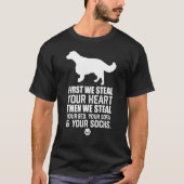 Welsh Springer Spaniel Steal Your Heart Steart You T-Shirt (Vorderseite)