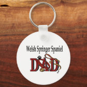 Welsh Springer Spaniel Vater Geschenke Schlüsselanhänger (Vorderseite)