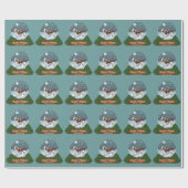 Welsh Springer Spaniel Weihnachten Geschenkpapier (Flach)