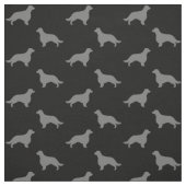 Welsh Springer Spanier Silhouetten mit Long Schwan Stoff (Muster)