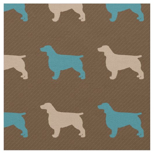 Welsh Springer Spanier Stoff (Nahaufnahme)