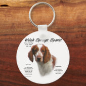 Welsh Springer Spanisch History Design Schlüsselanhänger (Vorderseite)