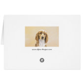 Welsh Springer Spanischmalerei - Original Dog Art (Rückseite Horizontal)