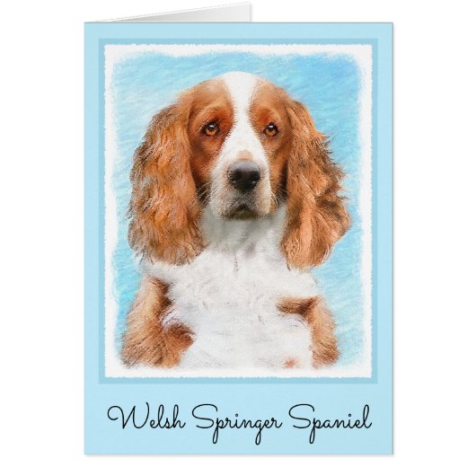 Welsh Springer Spanischmalerei - Original Dog Art (Vorne)
