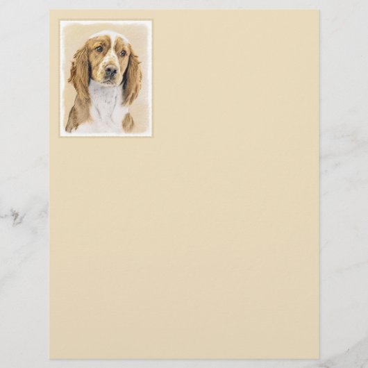 Welsh Springer Spanischmalerei - Original Dog Art (Vorderseite)