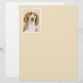 Welsh Springer Spanischmalerei - Original Dog Art (Vorne/Hinten)